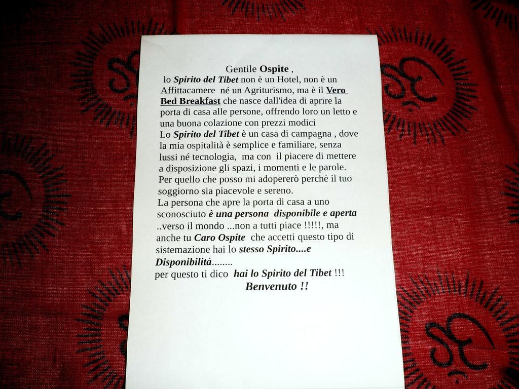 Bed & Breakfast Nicoletta Spirito Del Tibet San Leo